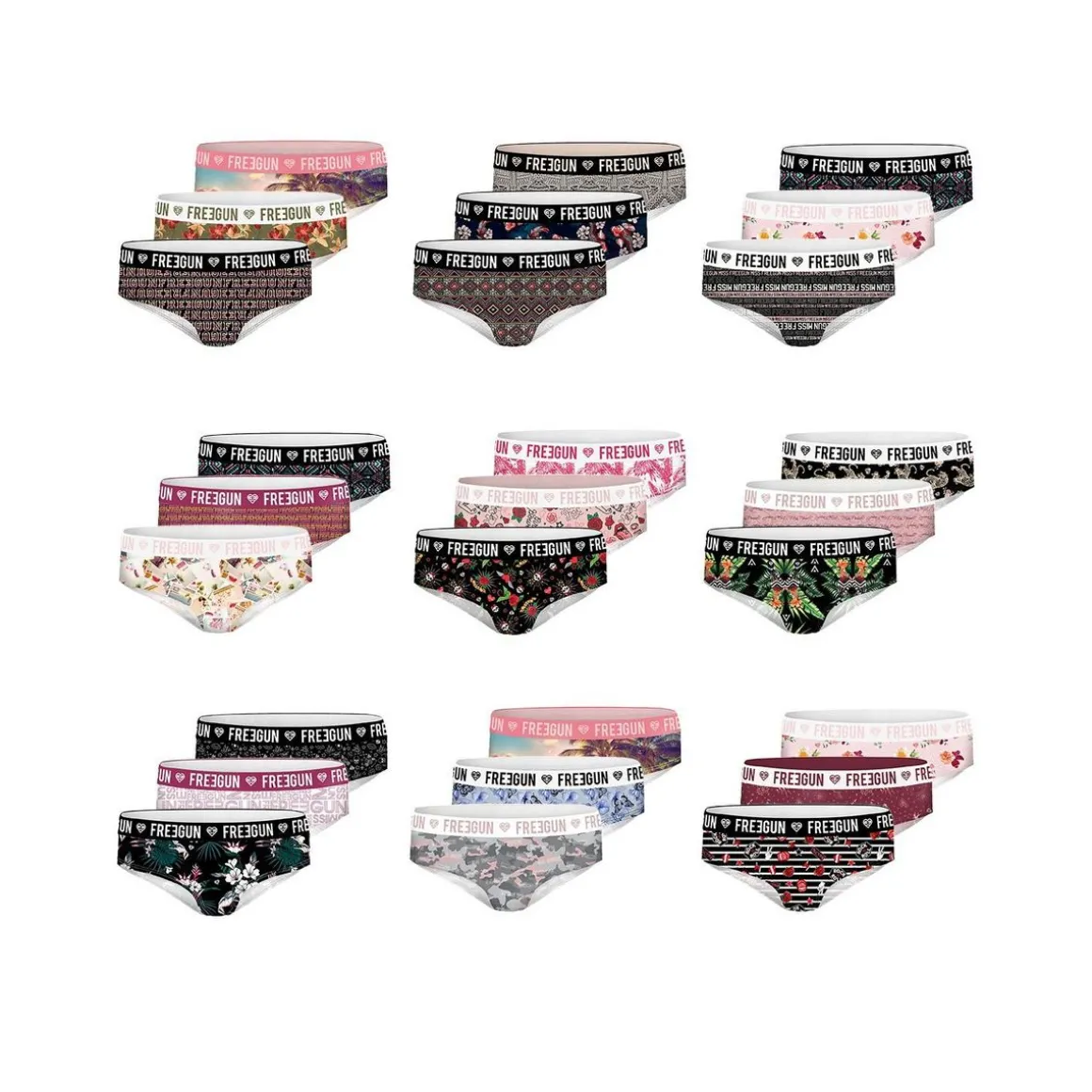 Pack Surprise de 3 Boxers microfibre fille