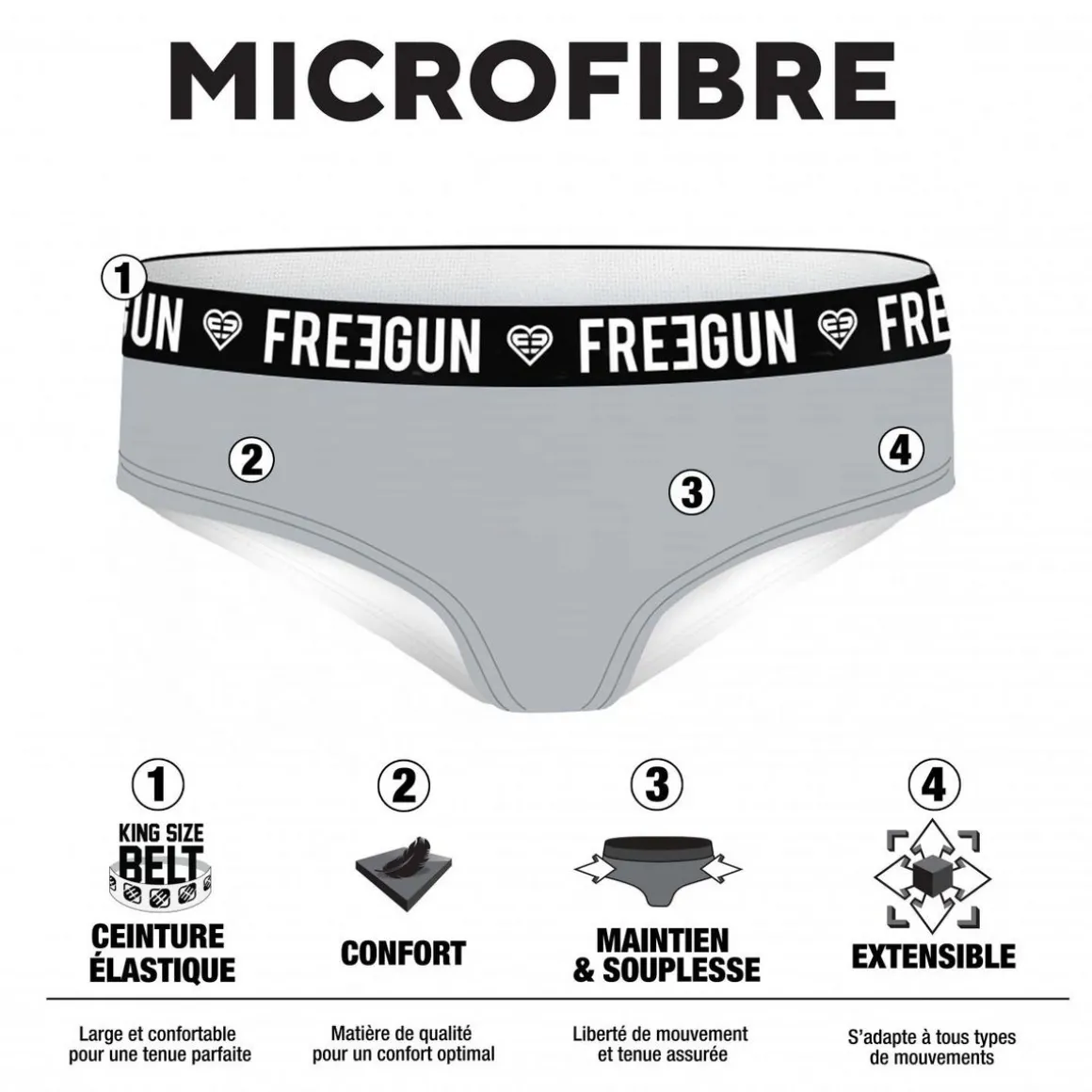 Pack Surprise de 3 Boxers microfibre fille