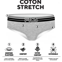 Pack Surprise de 4 Boxers coton femme