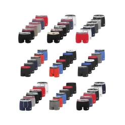Pack Surprise de 6 Boxers coton homme