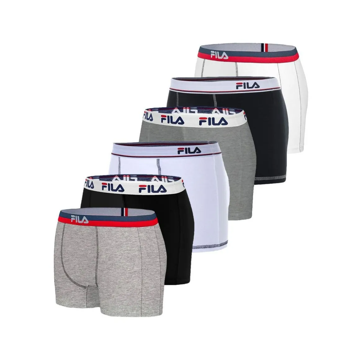 Pack Surprise de 6 Boxers coton homme