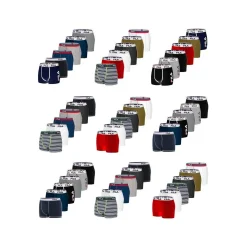 Pack Surprise de 6 Boxers coton homme