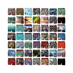 Pack Surprise de 5 Boxers microfibre garçon