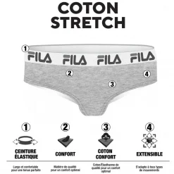 Pack Surprise de 3 Slips coton femme