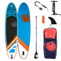 Paddle Gonflable LINER 10'6 30'' 6''(320x76x15cm) avec Pompe, Pagaie, Leash et Sac de transport