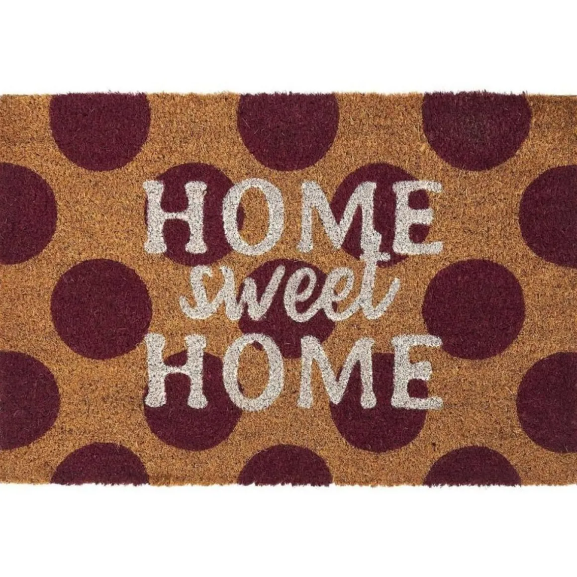 Paillasson Coco 40x60 cm pois Home Sweet Home