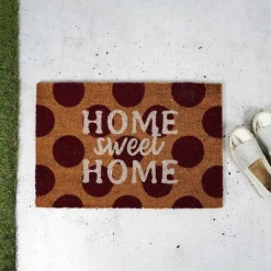 Paillasson Coco 40x60 cm pois Home Sweet Home