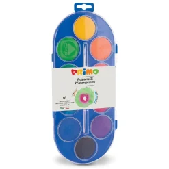 Palette d'aquarelle 10 couleurs Ø 44 mm