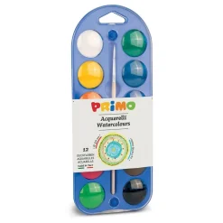 Palette d'aquarelle 12 couleurs Ø 30 mm