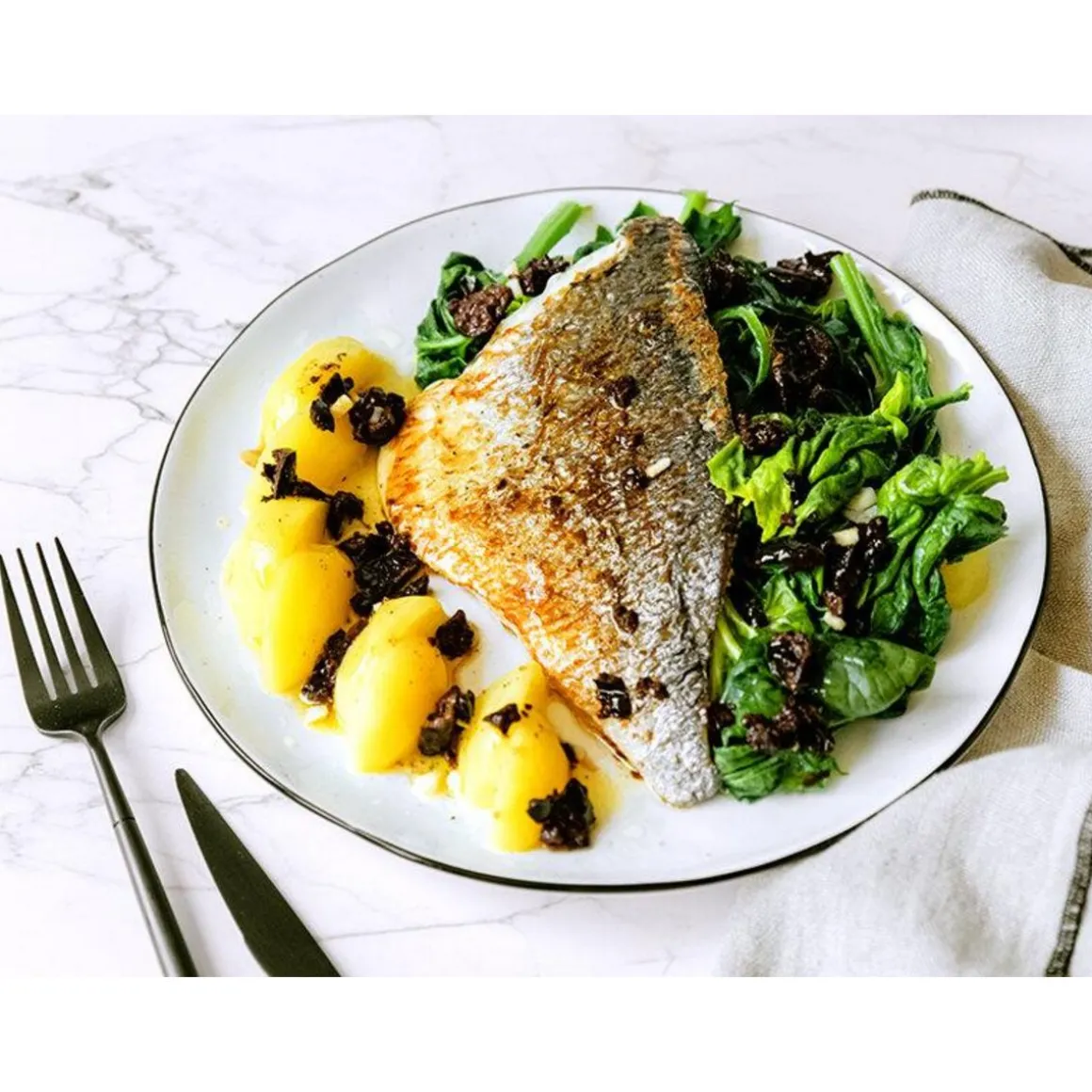 Panier à cuisiner Recettes et Cabas pour 2 personnes avec 4 délicieuses recettes - Coffret Cadeau Gastronomie