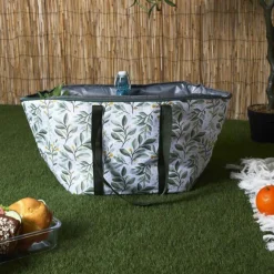 Panier Fraîcheur Pique-Nique 41L Blanc & Vert