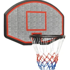 Panneau de basket-ball Noir 71x45x2 cm Polyethylene