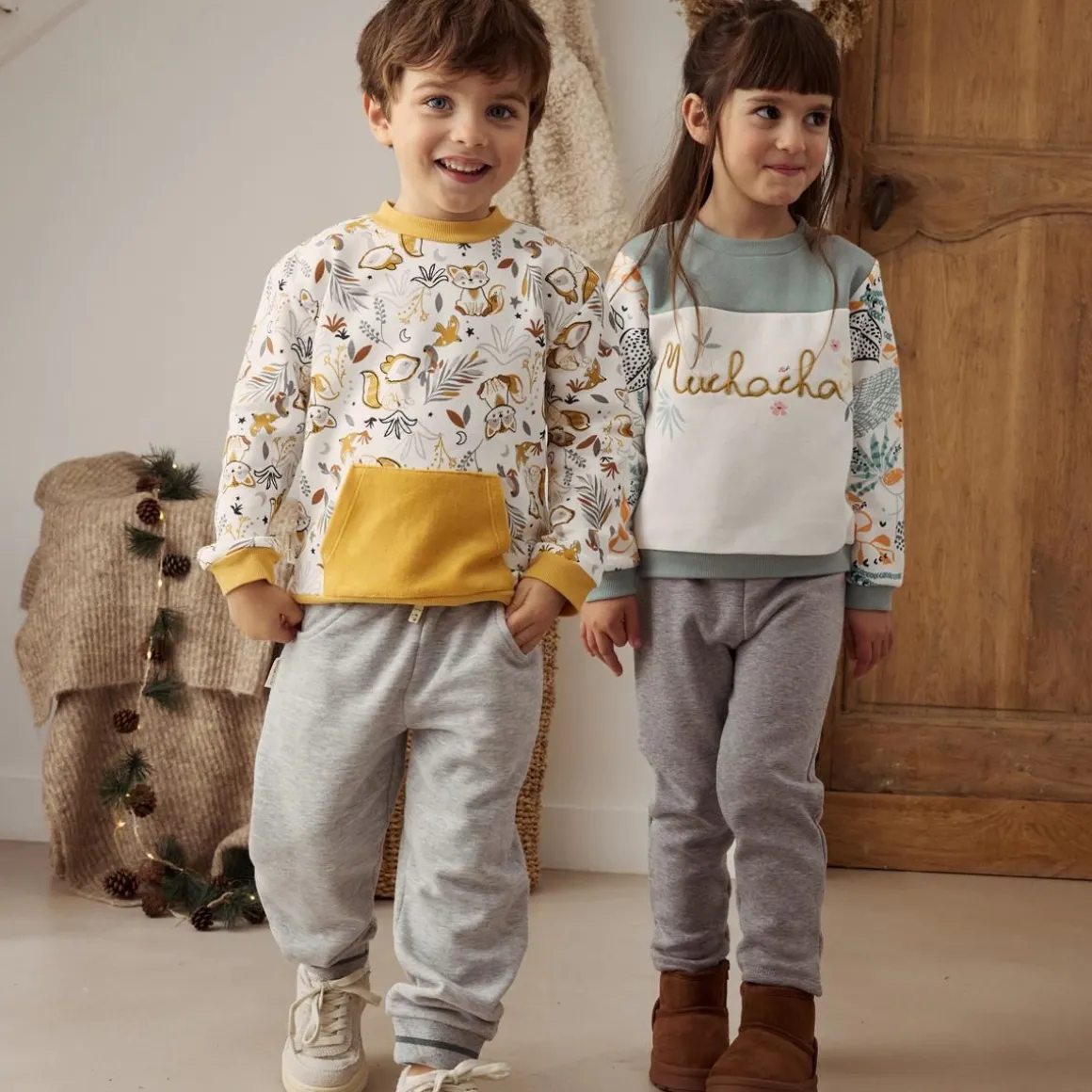 Pantalon bébé en molleton Abou