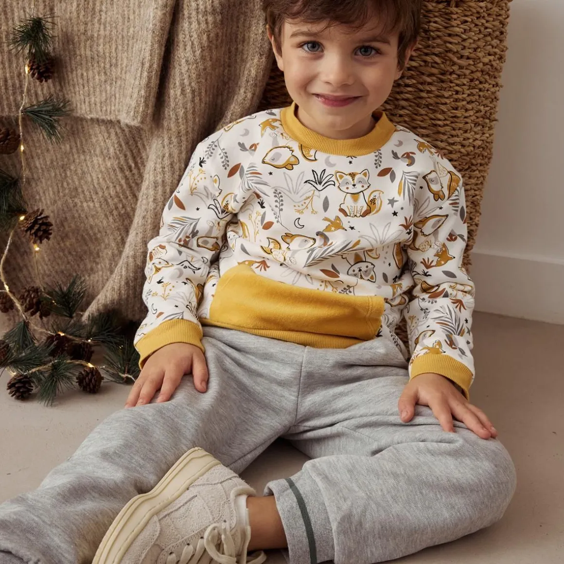 Pantalon bébé en molleton Abou