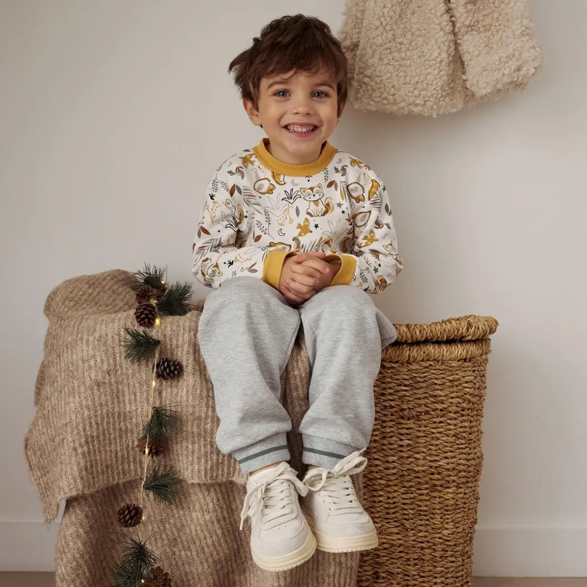 Pantalon bébé en molleton Abou