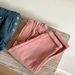 Pantalon bébé en velours côtelé Rosa