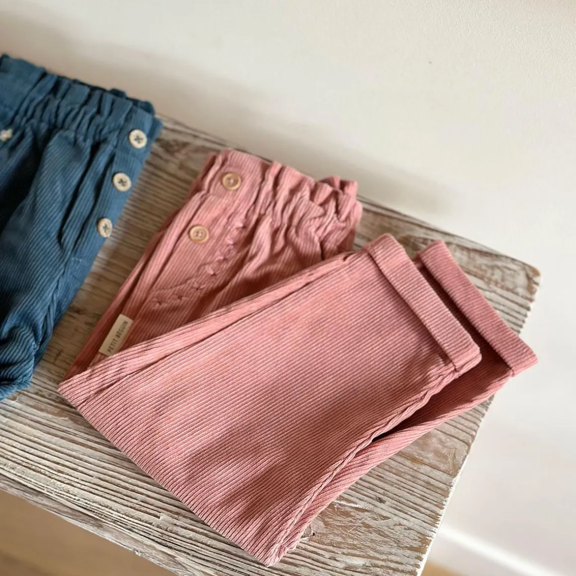 Pantalon bébé en velours côtelé Rosa
