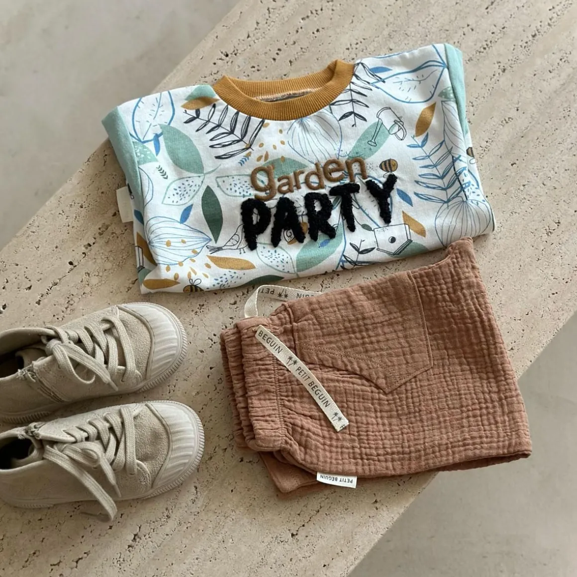 Pantalon enfant en gaze de coton Petit Envahisseur