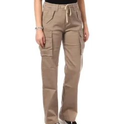 Pantalon Taupe Femme Monday Premium Cargo