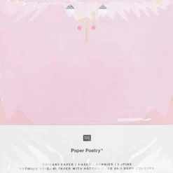 Papier d'origami de lapin, 30 feuilles