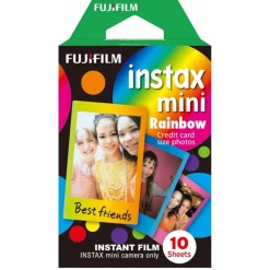 Papier photo instantané - Films Instax Mini - Rainbow - 10 feuilles