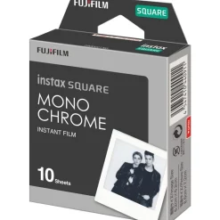 Papier photo instantané Film Instax Square Monochrome WW1 (x10)