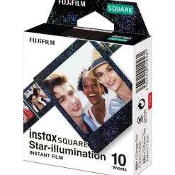 Papier photo instantané Instax Square Star Illumination (x10)