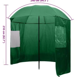 Parapluie de peche Vert 240x210 cm