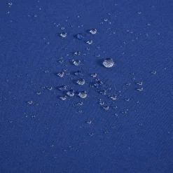 Parasol en métal rond polyester 180g/m² manivelle inclinable Ø 3 x 2,45 m bleu