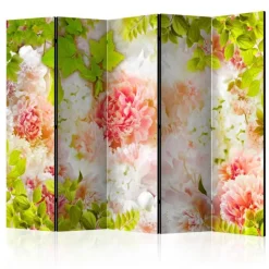 Paravent 5 Volets Bright Peonies 172x225cm