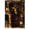 Paravent 3 Volets City By Night Chicago USA 135x172cm