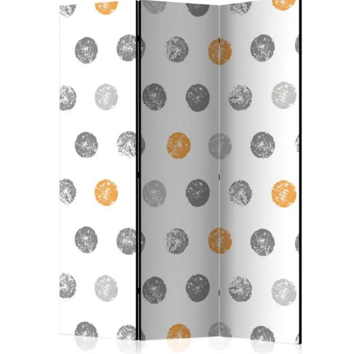 Paravent 3 Volets Round Stamps 135x172cm