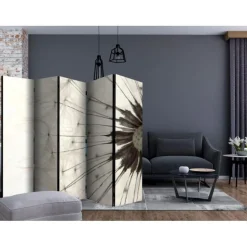 Paravent 5 Volets White Dandelion II 172x225cm