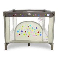 Parc Bébé Carré Windmill Pliable avec Sécurité Renforcée