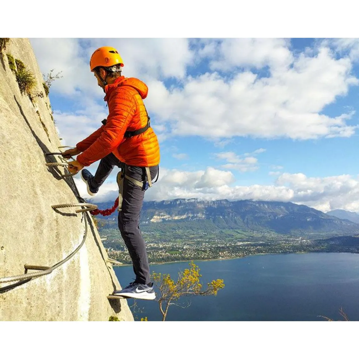 Parcours via ferrata de la Dent du Chat près d'Annecy pour 2 débutants - Coffret Cadeau Sport & Aventure
