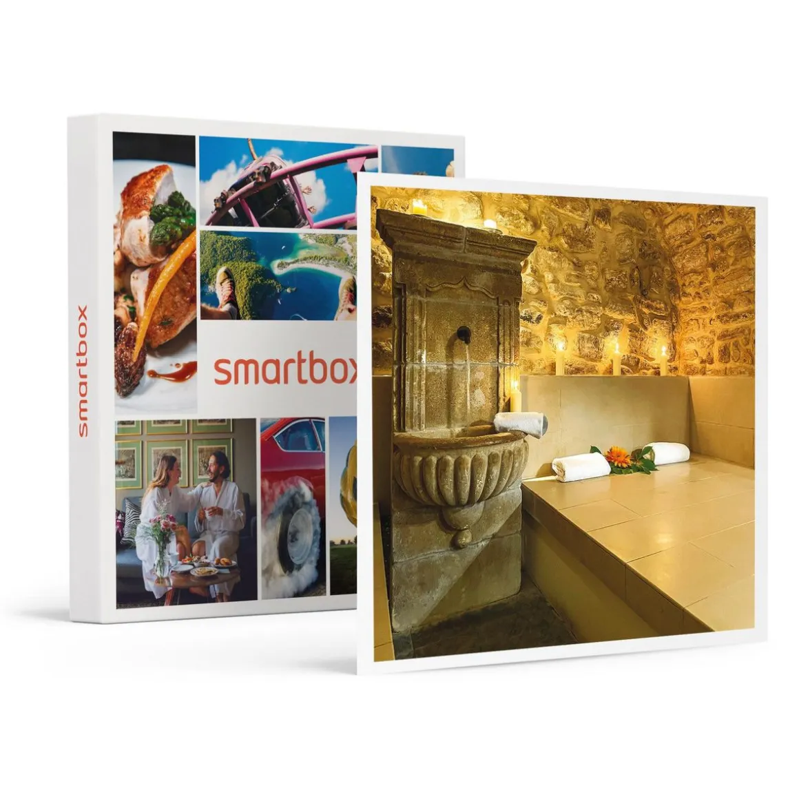 Parenthèse bien-être : accès d'1h30 à l'espace détente avec massage et gommage près de Paris - Coffret Cadeau Bien-être