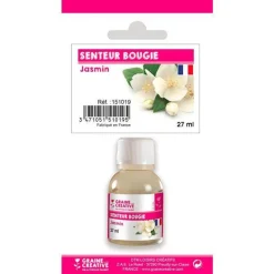 Parfum pour bougies 27 ml - Senteur jasmin