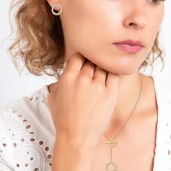 Parure collier et boucles d'oreilles par SC Bohème