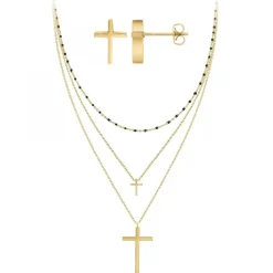 Parure croix par SC Bohème