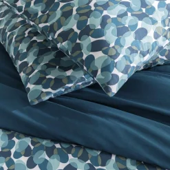 Parure de lit 2 personnes en coton 57 fils imprimé canard