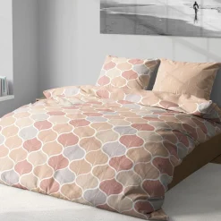 Parure de lit Alameda - Microfibre 72 g/m² - 220 x 240 cm - Nude