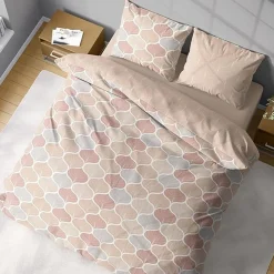 Parure de lit Alameda - Microfibre 72 g/m² - 220 x 240 cm - Nude