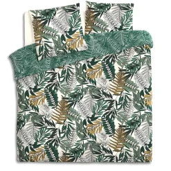 Parure de Lit imprimé Tropik en 240 x 220 - Vert