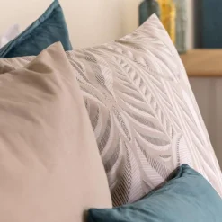 Parure de Lit Imprimée Nalh 240x220cm Beige