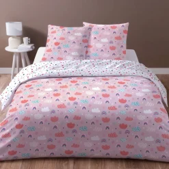 Parure housse couette enfant en microfibre JELLY