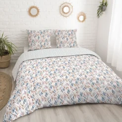 Parure housse de couette en coton 57 fils ROMY