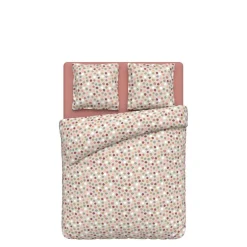 Parure housse de couette en coton 57 fils motifs pois DOTS