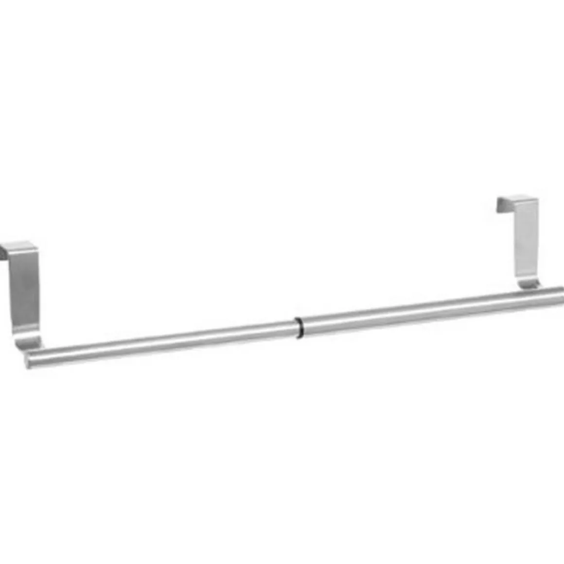 Patère de Placard Inox Extensible 41cm Argent