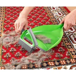 Pelle et balayette nettoyage sec et liquide Duo - Vert