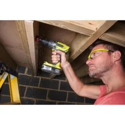 Perceuse-visseuse 2 vitesses RYOBI 18V ONEPLUS - 2 Batteries LithiumPlus 4,0 Ah et 1,5Ah - 1 charge